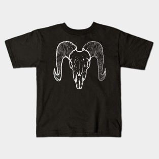 Ram skull Kids T-Shirt